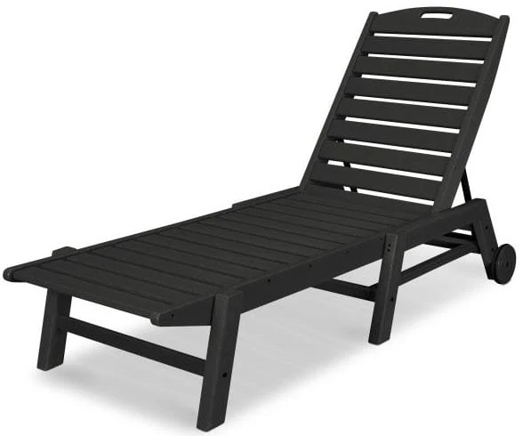 POLYWOOD® Nautical Chaise with Wheels - NAW2280 - Image 3