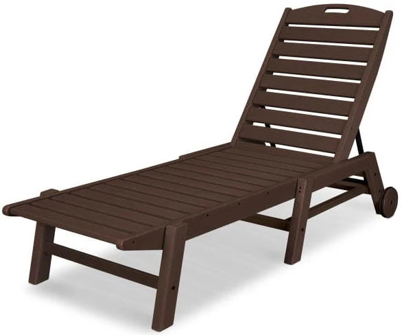 POLYWOOD® Nautical Chaise with Wheels - NAW2280 - Image 6