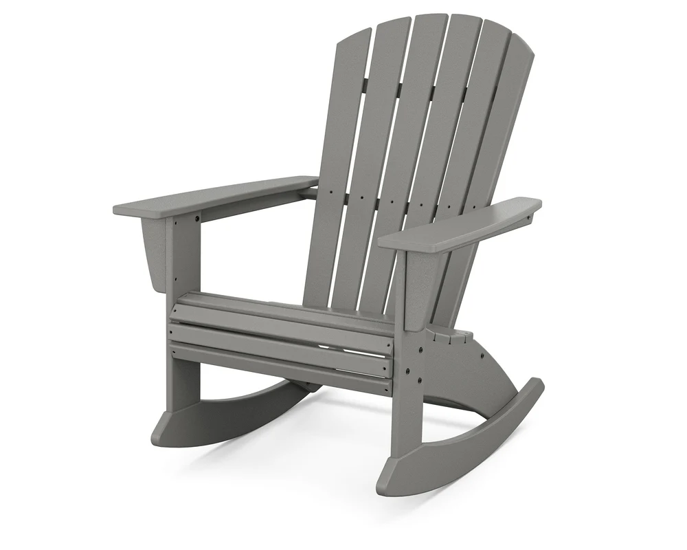 POLYWOOD® Nautical Curveback Adirondack Rocking Chair - ADR610 - Image 2