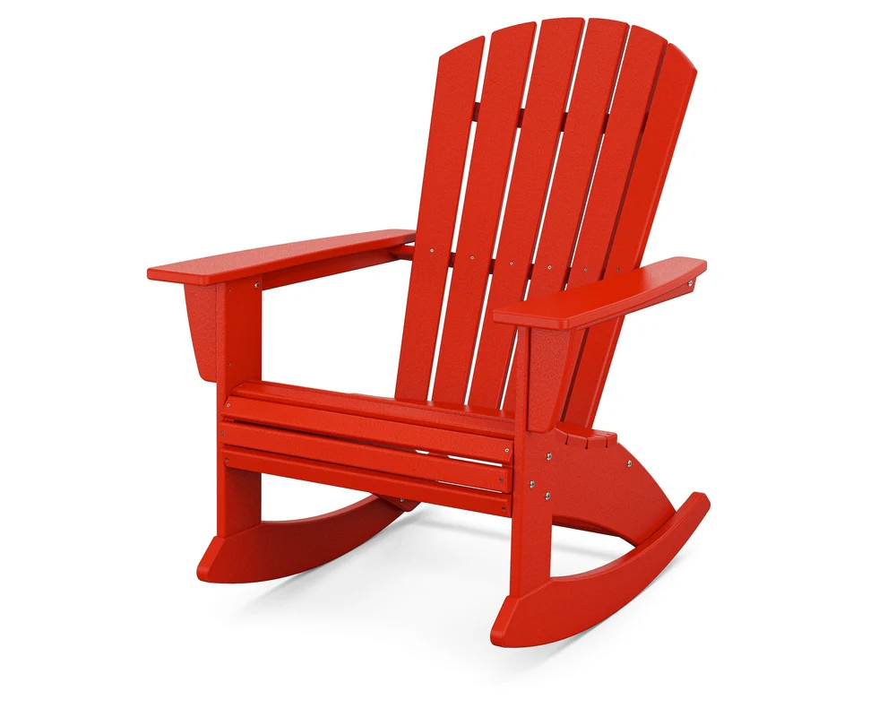 POLYWOOD® Nautical Curveback Adirondack Rocking Chair - ADR610 - Image 9