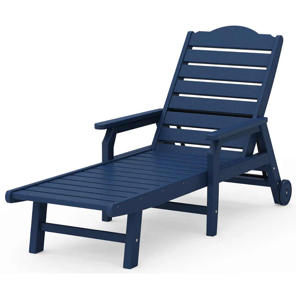 POLYWOOD® - Savannah Chaise with Arms and Wheels - DJ475CW2278 - Image 8