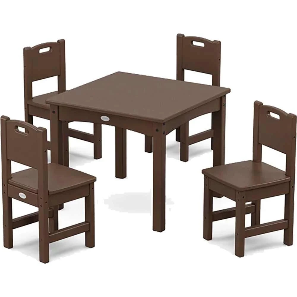 POLYWOOD® Toddler 5-Piece Dining Set - PWS2712-1 - Image 4
