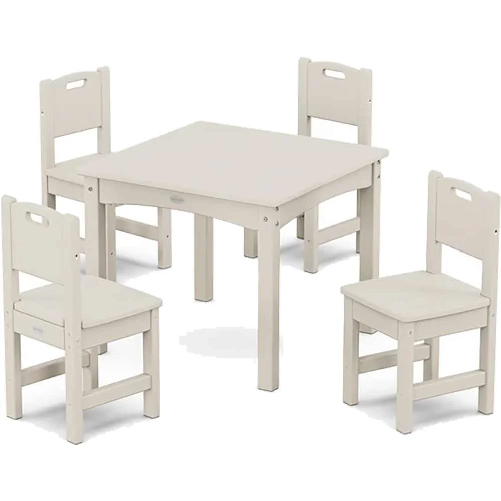 POLYWOOD® Toddler 5-Piece Dining Set - PWS2712-1 - Image 7
