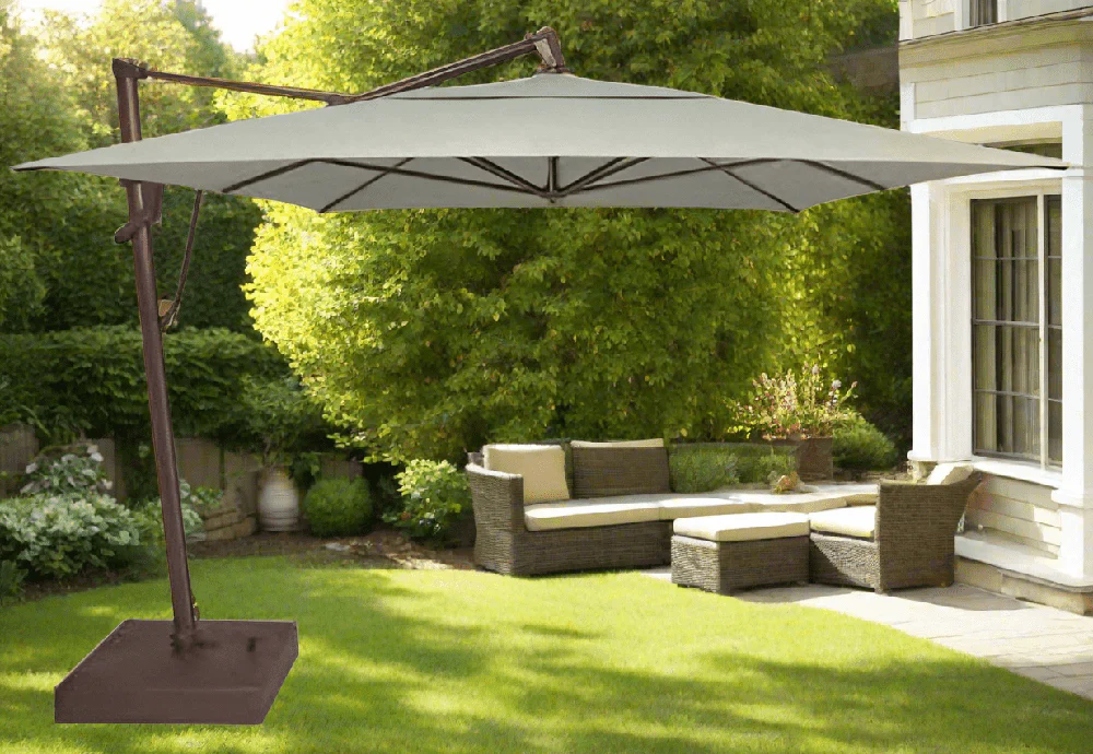 Treasure Garden Cantilever Umbrella - 10'x13' AKZ PLUS