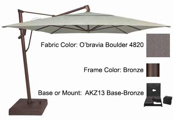Treasure Garden Cantilever Umbrella - 10'x13' AKZ PLUS - Image 10