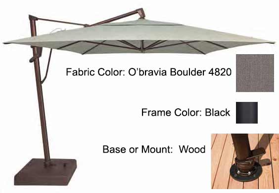 Treasure Garden Cantilever Umbrella - 10'x13' AKZ PLUS - Image 100