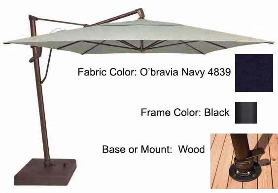 Treasure Garden Cantilever Umbrella - 10'x13' AKZ PLUS - Image 101