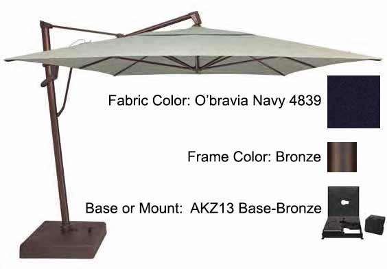 Treasure Garden Cantilever Umbrella - 10'x13' AKZ PLUS - Image 11