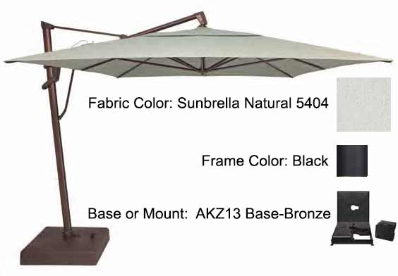 Treasure Garden Cantilever Umbrella - 10'x13' AKZ PLUS - Image 14