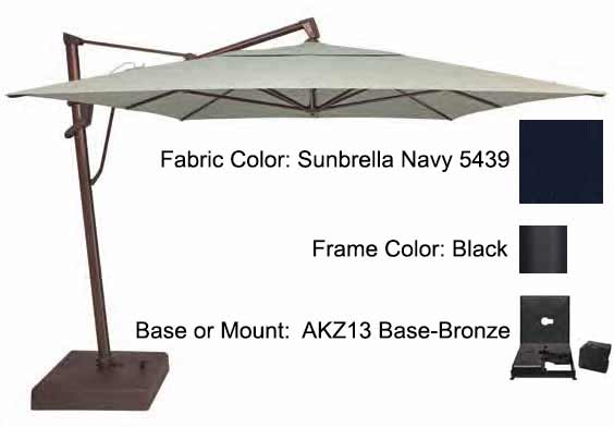 Treasure Garden Cantilever Umbrella - 10'x13' AKZ PLUS - Image 16