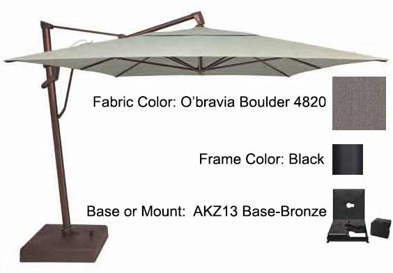 Treasure Garden Cantilever Umbrella - 10'x13' AKZ PLUS - Image 20