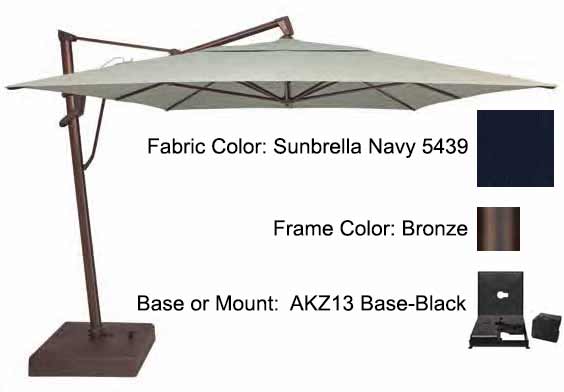 Treasure Garden Cantilever Umbrella - 10'x13' AKZ PLUS - Image 26