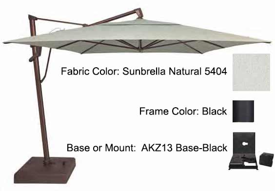 Treasure Garden Cantilever Umbrella - 10'x13' AKZ PLUS - Image 34