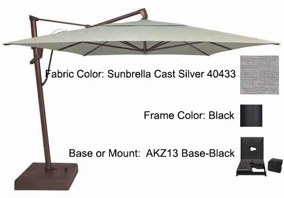 Treasure Garden Cantilever Umbrella - 10'x13' AKZ PLUS - Image 38