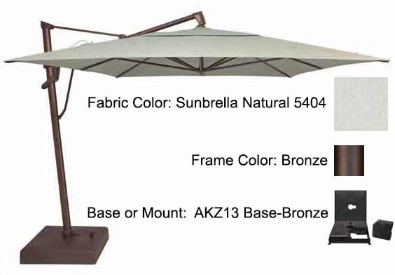 Treasure Garden Cantilever Umbrella - 10'x13' AKZ PLUS - Image 4