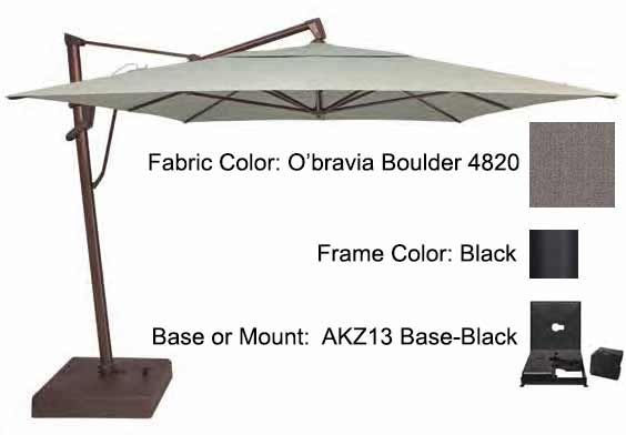 Treasure Garden Cantilever Umbrella - 10'x13' AKZ PLUS - Image 40
