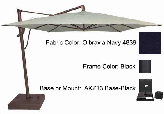 Treasure Garden Cantilever Umbrella - 10'x13' AKZ PLUS - Image 41