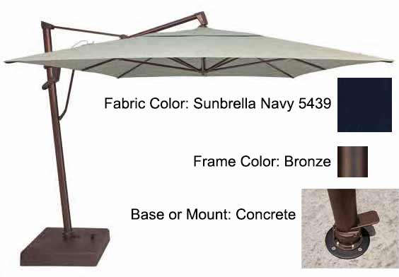 Treasure Garden Cantilever Umbrella - 10'x13' AKZ PLUS - Image 46
