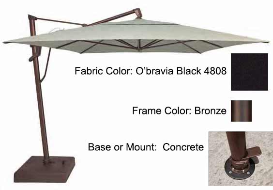 Treasure Garden Cantilever Umbrella - 10'x13' AKZ PLUS - Image 49