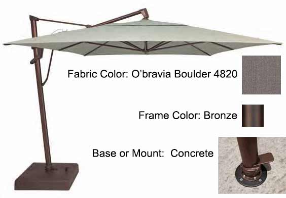Treasure Garden Cantilever Umbrella - 10'x13' AKZ PLUS - Image 50