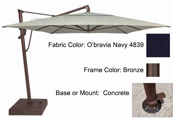 Treasure Garden Cantilever Umbrella - 10'x13' AKZ PLUS - Image 51