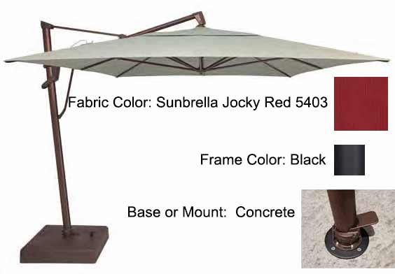Treasure Garden Cantilever Umbrella - 10'x13' AKZ PLUS - Image 53