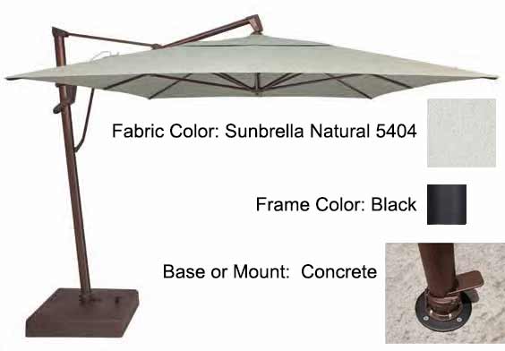 Treasure Garden Cantilever Umbrella - 10'x13' AKZ PLUS - Image 54