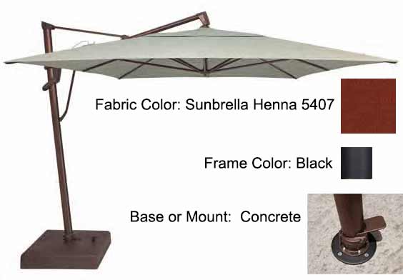 Treasure Garden Cantilever Umbrella - 10'x13' AKZ PLUS - Image 55