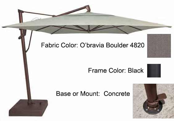 Treasure Garden Cantilever Umbrella - 10'x13' AKZ PLUS - Image 60