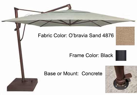 Treasure Garden Cantilever Umbrella - 10'x13' AKZ PLUS - Image 62
