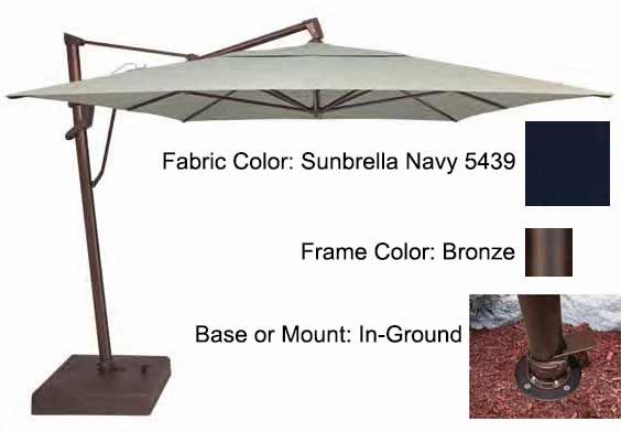Treasure Garden Cantilever Umbrella - 10'x13' AKZ PLUS - Image 66