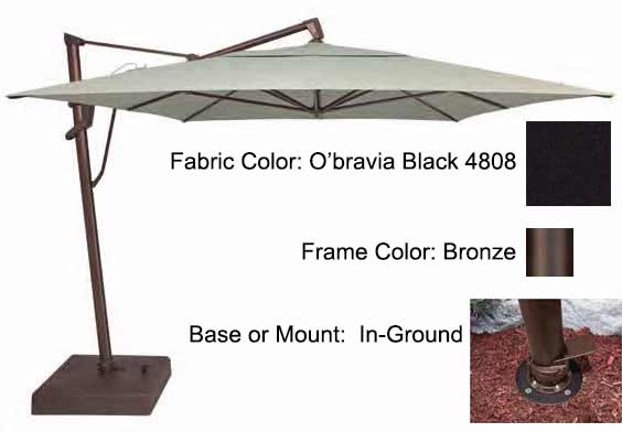 Treasure Garden Cantilever Umbrella - 10'x13' AKZ PLUS - Image 69