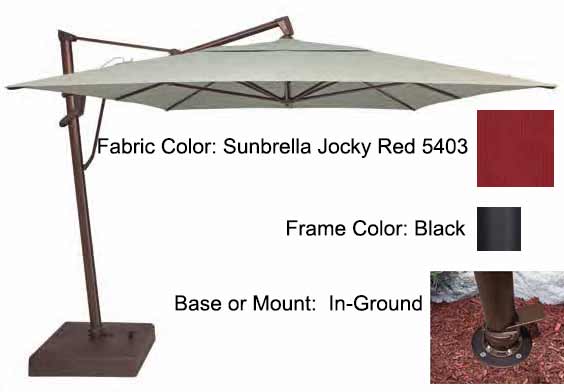 Treasure Garden Cantilever Umbrella - 10'x13' AKZ PLUS - Image 73