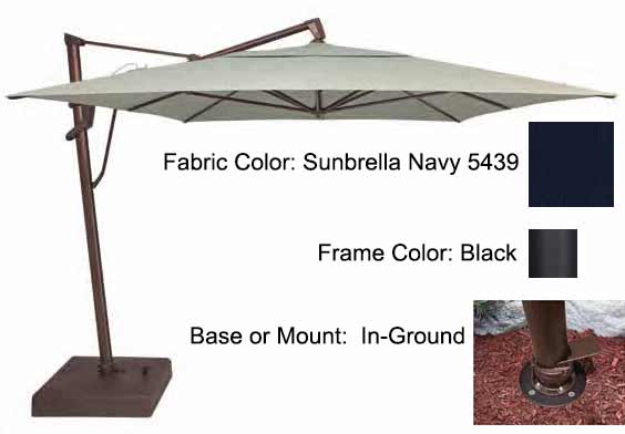 Treasure Garden Cantilever Umbrella - 10'x13' AKZ PLUS - Image 76