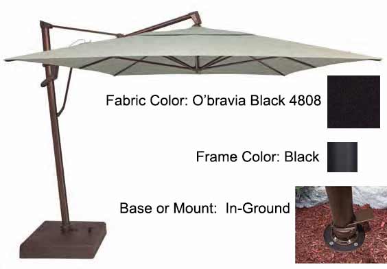 Treasure Garden Cantilever Umbrella - 10'x13' AKZ PLUS - Image 79