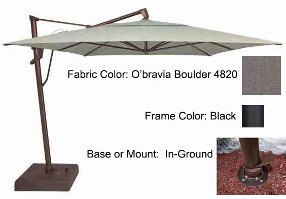 Treasure Garden Cantilever Umbrella - 10'x13' AKZ PLUS - Image 80