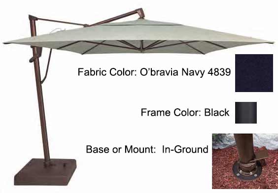 Treasure Garden Cantilever Umbrella - 10'x13' AKZ PLUS - Image 81