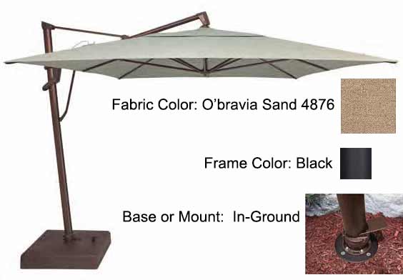 Treasure Garden Cantilever Umbrella - 10'x13' AKZ PLUS - Image 82
