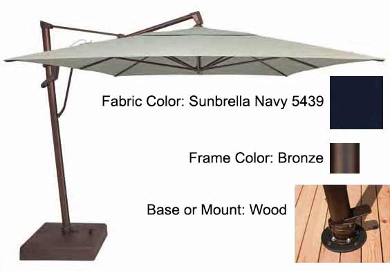 Treasure Garden Cantilever Umbrella - 10'x13' AKZ PLUS - Image 86