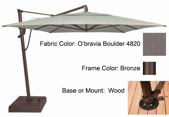 Treasure Garden Cantilever Umbrella - 10'x13' AKZ PLUS - Image 90