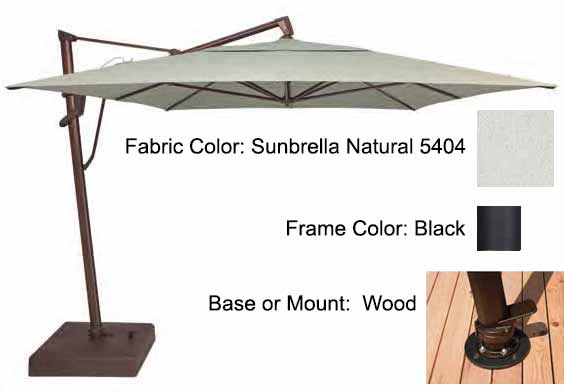 Treasure Garden Cantilever Umbrella - 10'x13' AKZ PLUS - Image 94