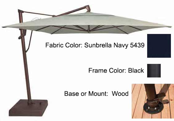 Treasure Garden Cantilever Umbrella - 10'x13' AKZ PLUS - Image 96