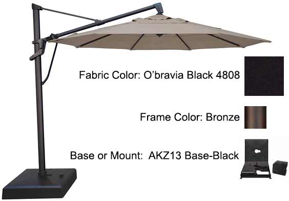Treasure Garden Cantilever Umbrella - 11’ AKZ PLUS - Image 28
