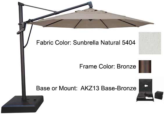 Treasure Garden Cantilever Umbrella - 11’ AKZ PLUS - Image 3