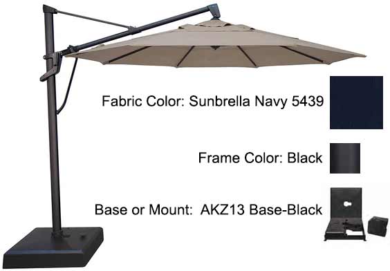 Treasure Garden Cantilever Umbrella - 11’ AKZ PLUS - Image 35