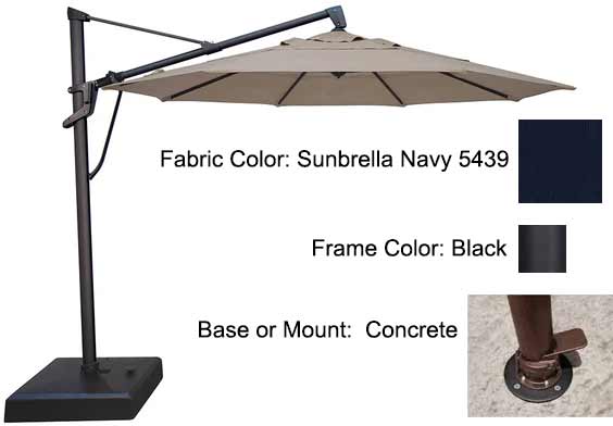 Treasure Garden Cantilever Umbrella - 11’ AKZ PLUS - Image 55