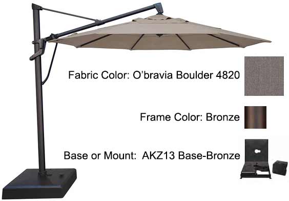 Treasure Garden Cantilever Umbrella - 11’ AKZ PLUS - Image 9