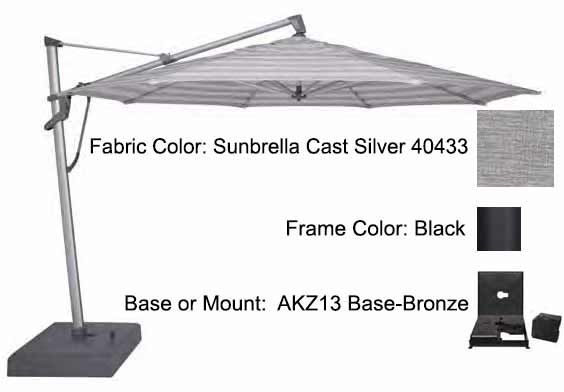 Treasure Garden - 13’ AKZ PLUS Cantilever Umbrella - Image 20