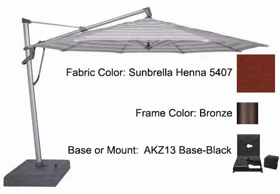 Treasure Garden - 13’ AKZ PLUS Cantilever Umbrella - Image 27