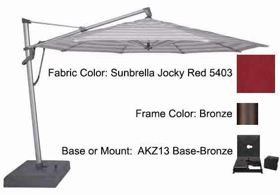 Treasure Garden - 13’ AKZ PLUS Cantilever Umbrella - Image 3